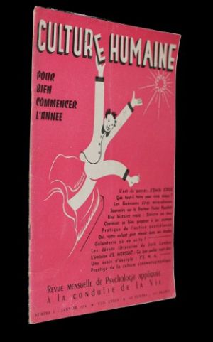 Culture humaine n°1, janvier 1954 (XVIe année)