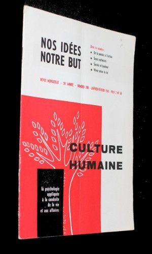 Culture humaine n°240, janvier-février 1962 (24e année)