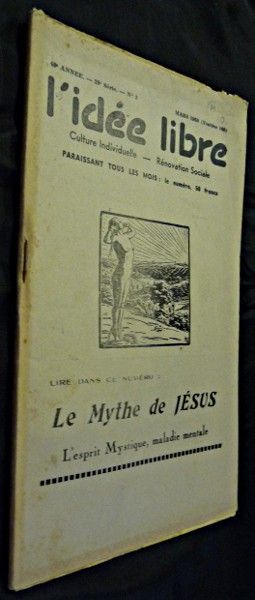 L'idée libre, Culture individuelle - Rénovation sociale, mars 1960