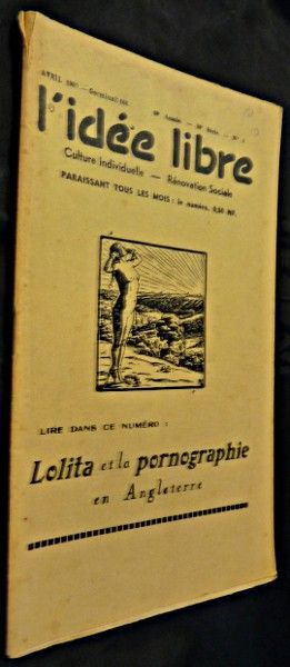 L'idée libre, Culture individuelle - Rénovation sociale, avril 1960