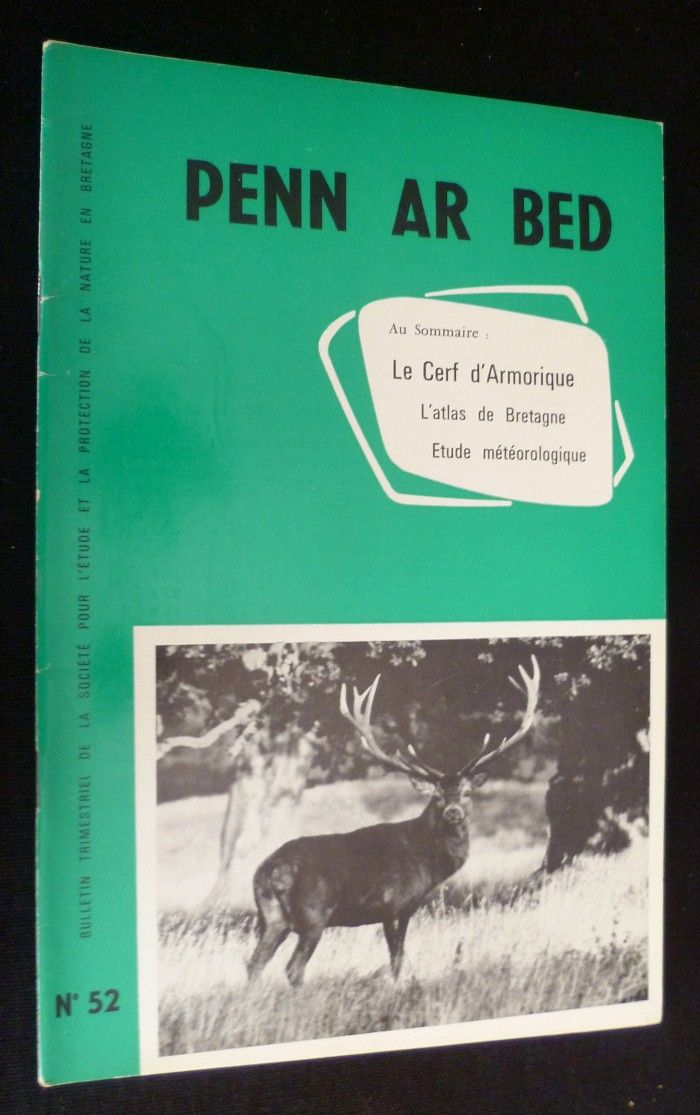 Penn ar bed, n° 52 : Le Cerf d'Armorique - L'atlas de Bretagne - Etude météorologique