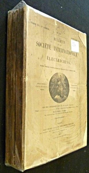 Bulletin de la société internationale des électiciens, 11 numéros entre 1913 et 1916