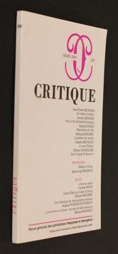 Critique n°658 (mars 2002)