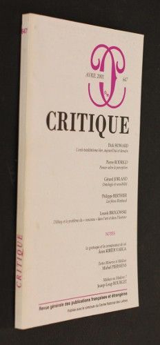 Critique n°647 (avril 2001)