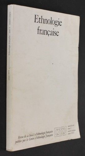 Ethnologie française, tome 5, numéro unique