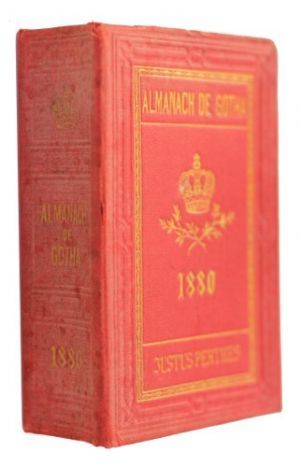 Almanach de Gotha 1880 (annuaire généalogique, diplomatique et statistique)