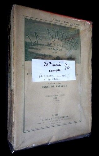 La Nature (28e année, 1900)