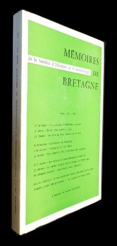 Mémoires de Bretagne de la Société d'histoire et d'archéologie, tome LVI, 1979