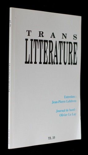 Trans Littérature n°33 (été 2007)