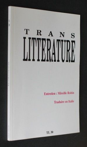 Trans Littérature n°30 (hiver 2006)