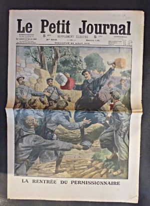 Le petit journal, supplément illustré, n°1287, 22 Août 1915 