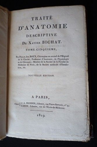 Traité d'anatomie descriptive (5 volumes)