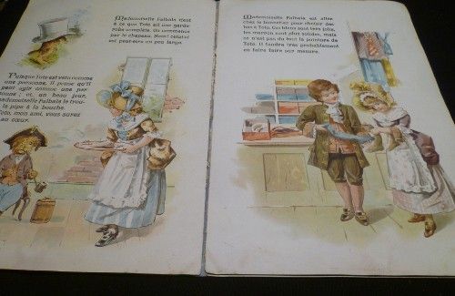 Mademoiselle Falbala et son chien Toto