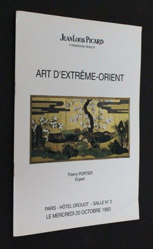 Art d'Extrême-Orient (Vente aux enchères Hôtel Drouot, 20 octobre 1993)