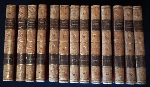Histoire de France depuis les Gaulois jusqu'à la mort de Louis XVI (13 volumes)