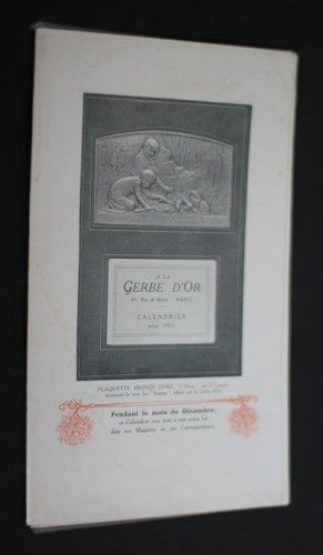 Veilles de fêtes. A la Gerbe d'Or, calendrier 1911