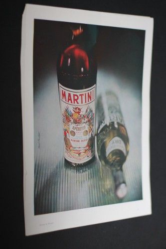 Deux publicités Martini