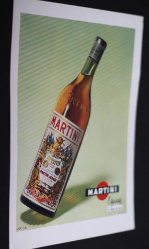 Deux publicités Martini