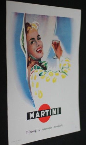 Deux publicités Martini