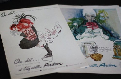 7 publicités Elisabeth Ardden (2 par Bose, 3 par Gruau, 2 non signées)