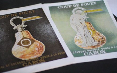 Six publicités pour les parfums Caron