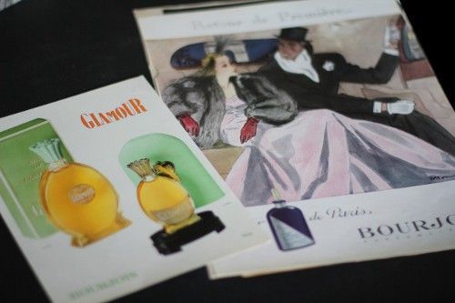 Six publicités pour les parfums Bourjois