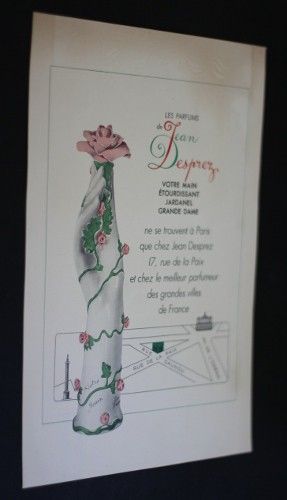 Ensemble de publicités pour les parfums Desprez