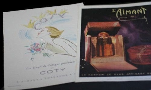 Dix publicités pour les parfums Coty