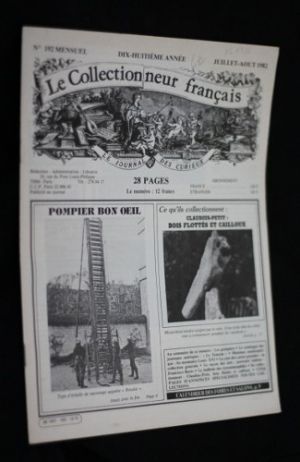 Le Collectionneur français n°192 (juillet-août 1982)