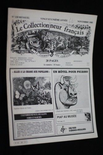 Le Collectionneur français n°228 (novembre 1985)