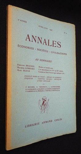 Annales : économies, sociétés, civilisations (avril-juin 1947)