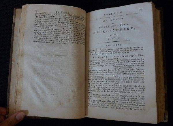 Le nouveau testament de notre seigneur Jésus-Christ