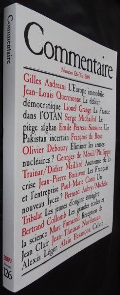 Commentaire numéro 126, été 2009