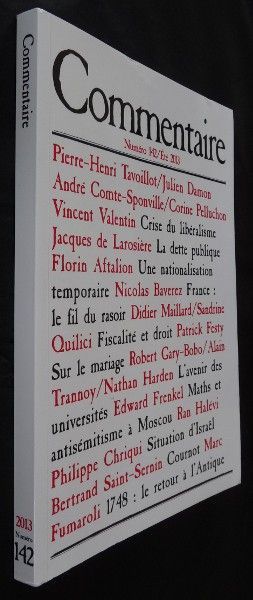 Commentaire numéro 142, été 2013