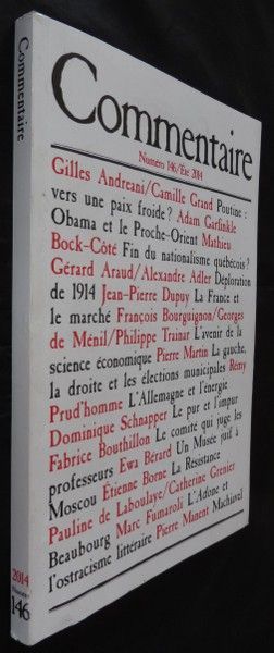 Commentaire numéro 146, été 2014
