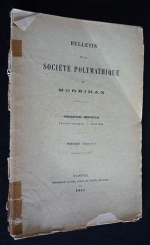 Bulletin de la Société Polymathique du Morbihan (1911)