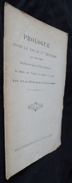 Prologue pour la vie de Ste Tryphine, représentée dans la ville de Morlaix