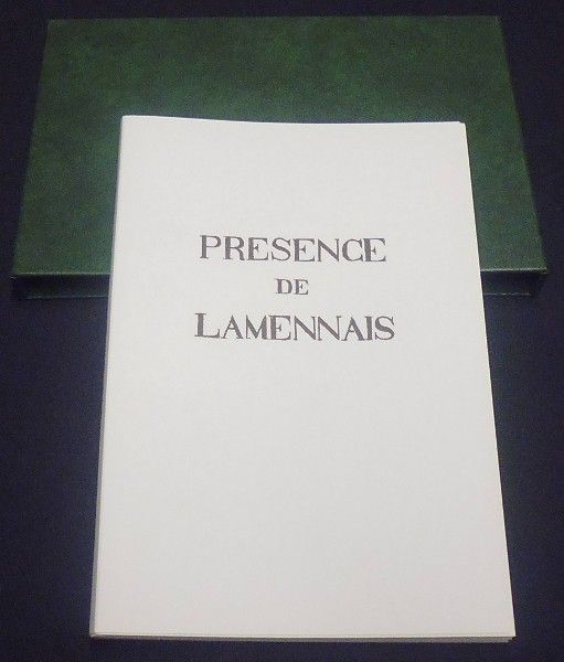 Présence de Lamennais