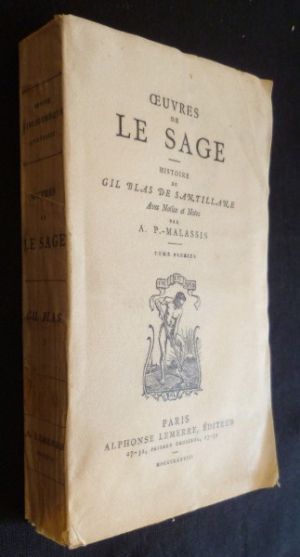 Oeuvres de Le Sage, Histoire de Gil Blas de Santillane (4 tomes)