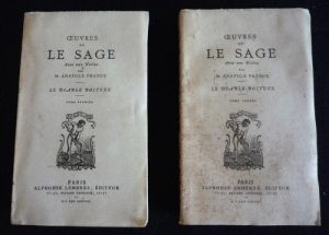 Oeuvres de Le Sage : Le Diable boiteux (2 volumes)
