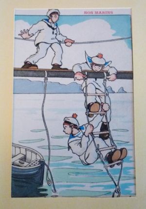 Carte postale "Nos marins" n°9 : Armez le youyou !...