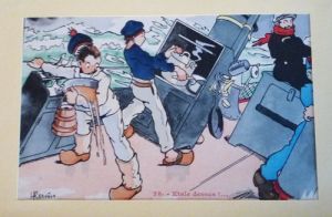 Carte postale "Nos marins" n°28 : Etale dessus !...