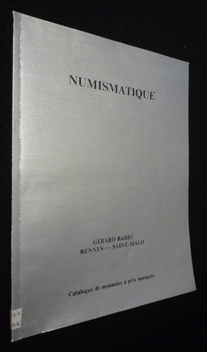 Numismatique : catalogue de monnaies à prix marqués, avril 1984