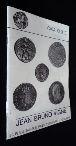 Catalogue Jean Bruno Vigne