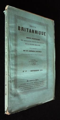 Revue britannique (Quatrième série, 5e année, n°57, septembre 1840)
