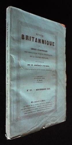 Revue britannique (Quatrième série, 5e année, n°59, novembre 1840)