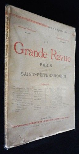 La Grande revue. Paris et Saint-Pétersbourg (N°23 - IIIe année, 10 septembre 1890)