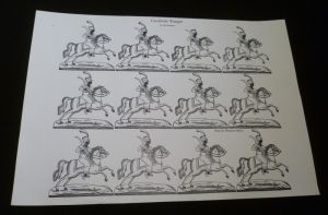 Affiche à découper : cavalerie turque