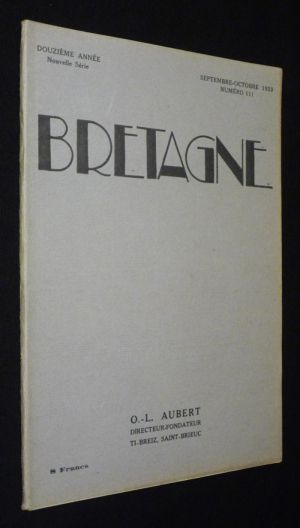 Bretagne (douzième année - n°111, septembre-octobre 1933)