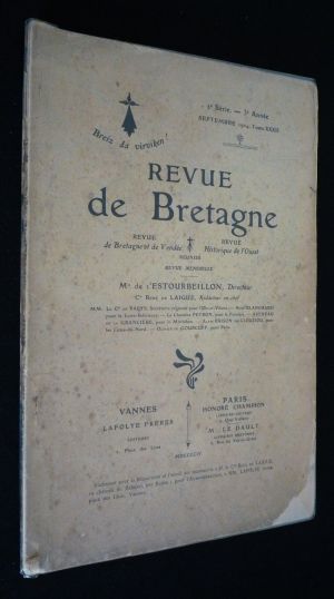 Revue de Bretagne - 2e série, 3e année - Septembre 1904, Tome XXXII